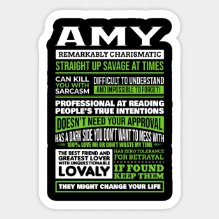 Amy Sticker